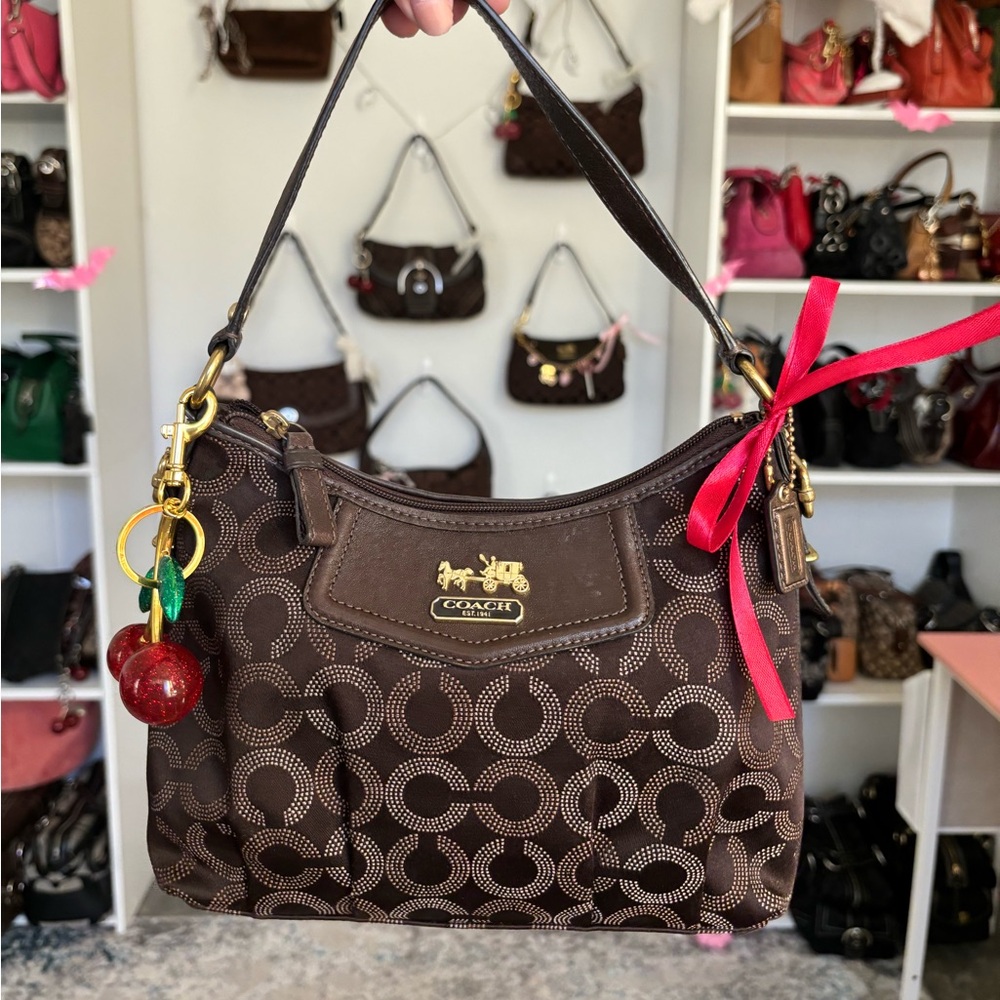 Y2K Coach Madison Brown Shoulder Bag 🤎